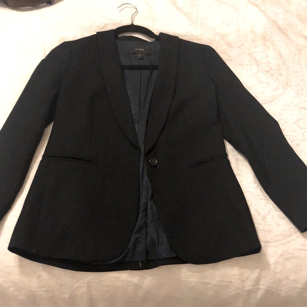 J Crew Wool Blend Blazer Size 0P